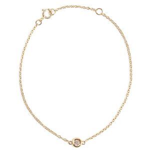 NEW MARRIN COSTELLO GOLD & TOPAZ  SOLEIL BRACELET WITH GIFT POUCH 7" RETAIL $150